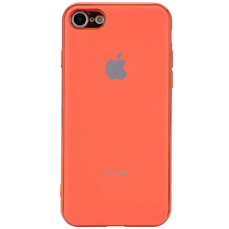 TPU чехол Matte LOGO для Apple iPhone 7 / 8 (4.7") (Розовый  / Coral)