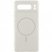 Чохол Silicone Cover Lakshmi Full Camera (AA) with MagFit на Google Pixel 8 Pro (Білий / White)