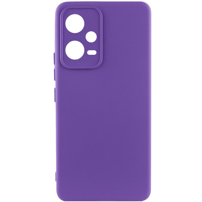 Чохол Silicone Cover Lakshmi Full Camera (AAA) на Xiaomi Poco X5 5G / Redmi Note 12 5G (Фіолетовий / Amethyst)