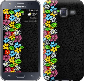 Чохол квітковий орнамент на Samsung Galaxy J5 (2015) J500H