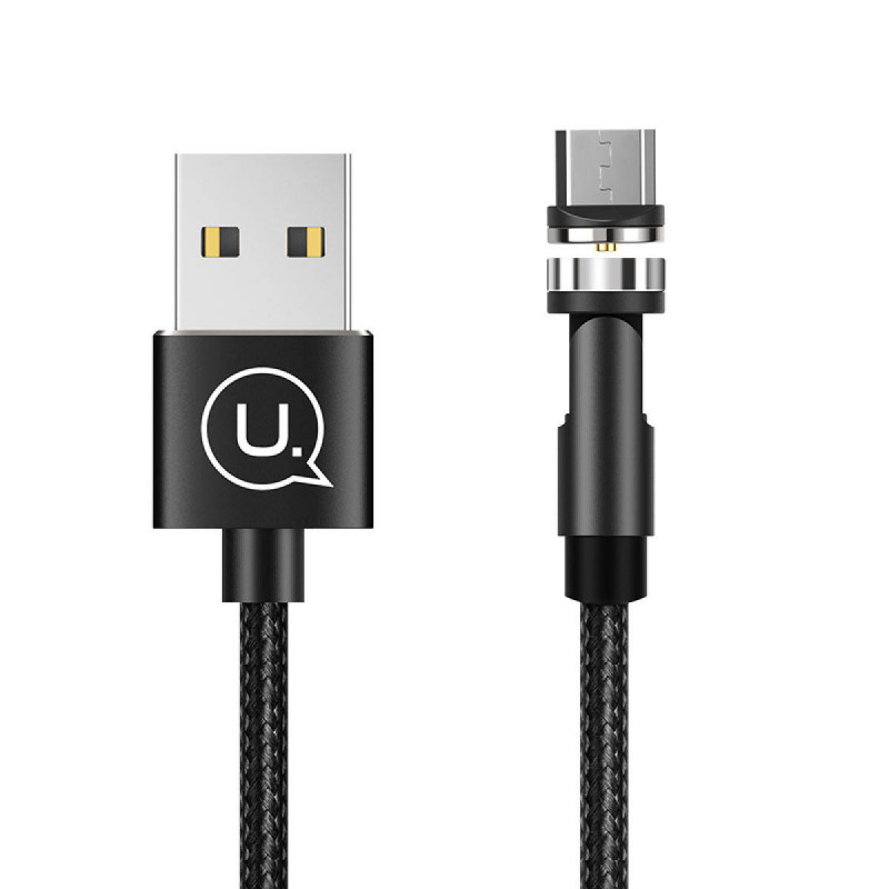 

Дата кабель USAMS US-SJ474 U59 MicroUSB Rotatable Magnetic (1m) (Чорний) 1213514