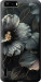 Чехол Черные цветы для Huawei Honor 6 Plus