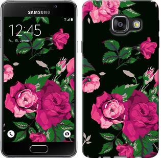 

Чохол Троянди на чорному тлі на Samsung Galaxy A3 (2016) A310F 546819