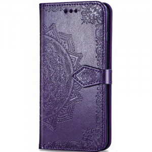 Шкіряний чохол-книжка Art Case з візитницею на Xiaomi Redmi Note 8 Pro