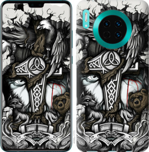 Чехол Тату Викинг для Huawei Mate 30 Pro