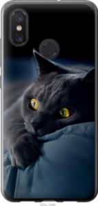 Чехол Дымчатый кот для Xiaomi Mi8