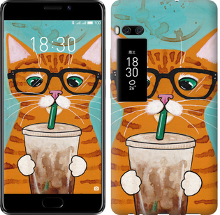 

Чехол Зеленоглазый кот в очках для Meizu Pro 7 Plus 687642