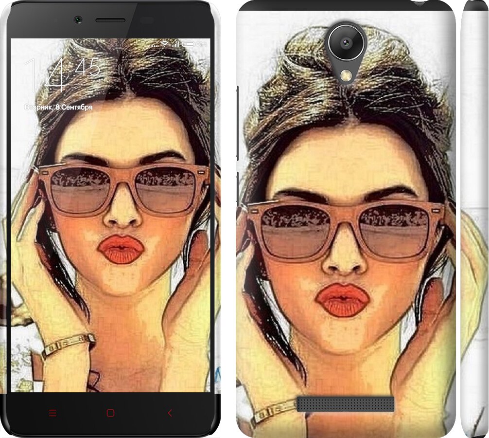 

Чохол Дiвчина_арт для Xiaomi Redmi Note 2 111217