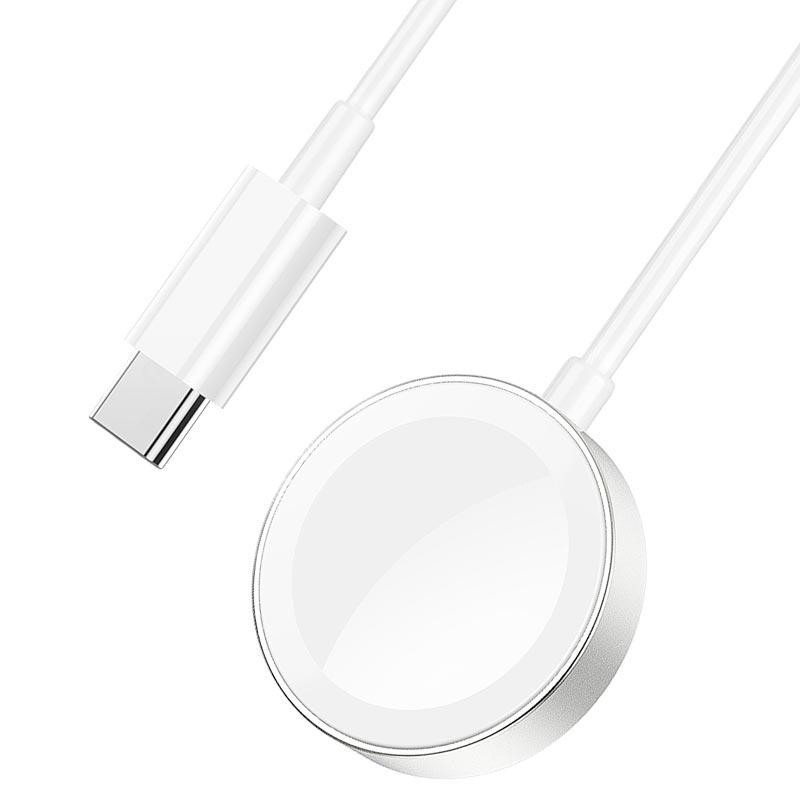 БЗП Hoco CW39C Wireless charger for iWatch (Type-C) (White) в магазині vchehle.ua