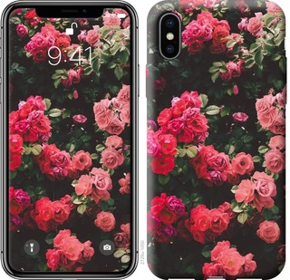 

Чехол Куст с розами для iPhone XS Max 669817