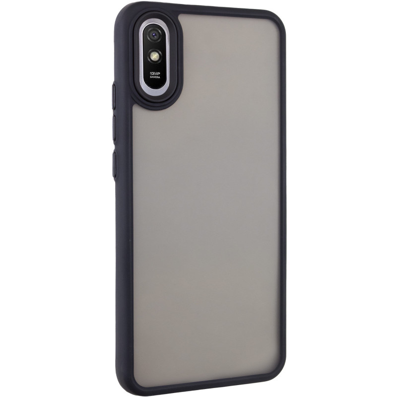 Чехол TPU+PC Lyon Frosted для Xiaomi Redmi 9A (Black)