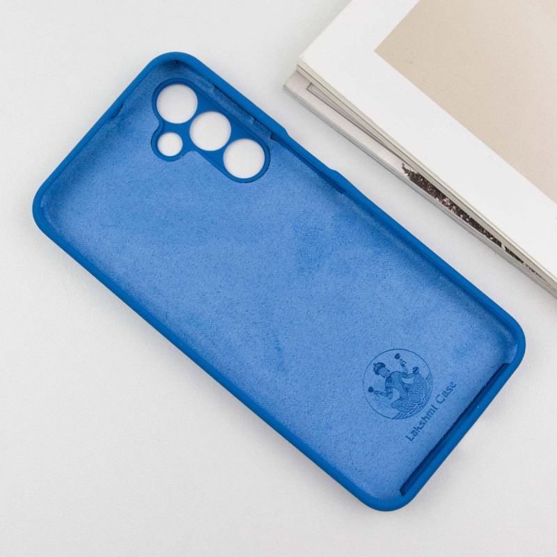 Чохол Silicone Cover Lakshmi Full Camera (AA) на Samsung Galaxy A16 4G/5G (Синій / Navy blue) в магазині vchehle.ua