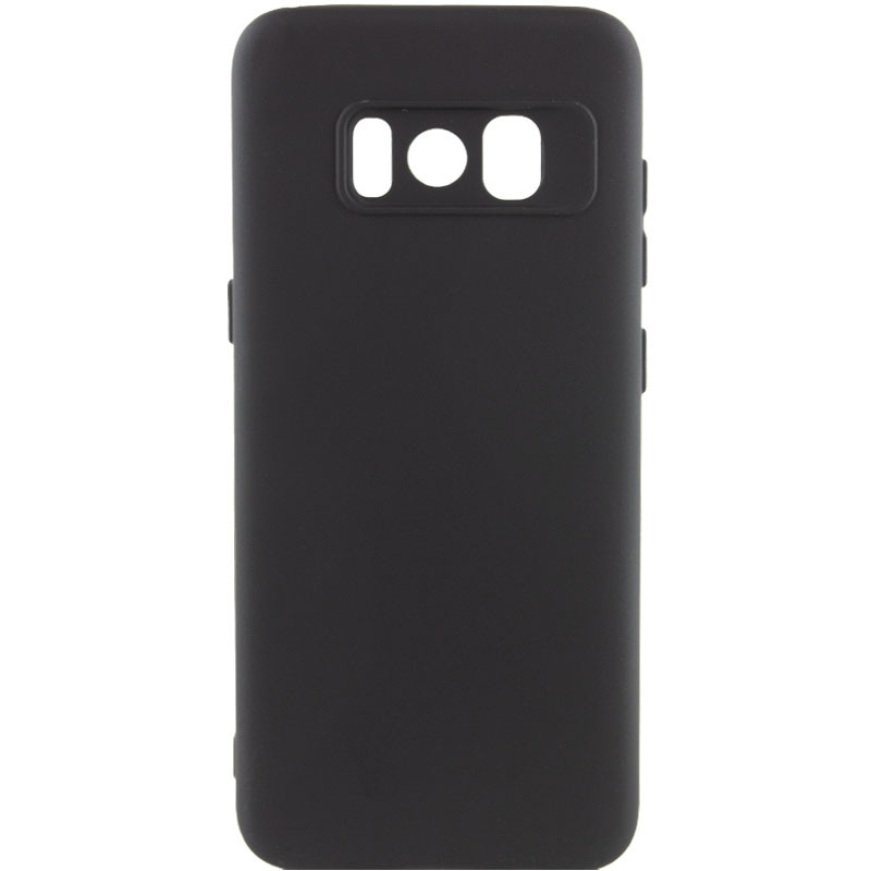 Чохол Silicone Cover Lakshmi Full Camera (A) на Samsung G950 Galaxy S8 (Чорний / Black)