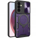 Фото Удароміцний чохол Bracket case with Magnetic на Samsung Galaxy S24 FE (Purple) на vchehle.ua