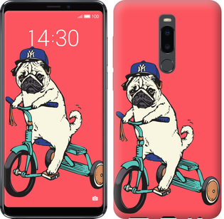 

Чохол Мопс на велосипеді на Meizu Note 8 690371