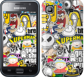 

Чехол Popular logos для Samsung Galaxy S i9000 627793