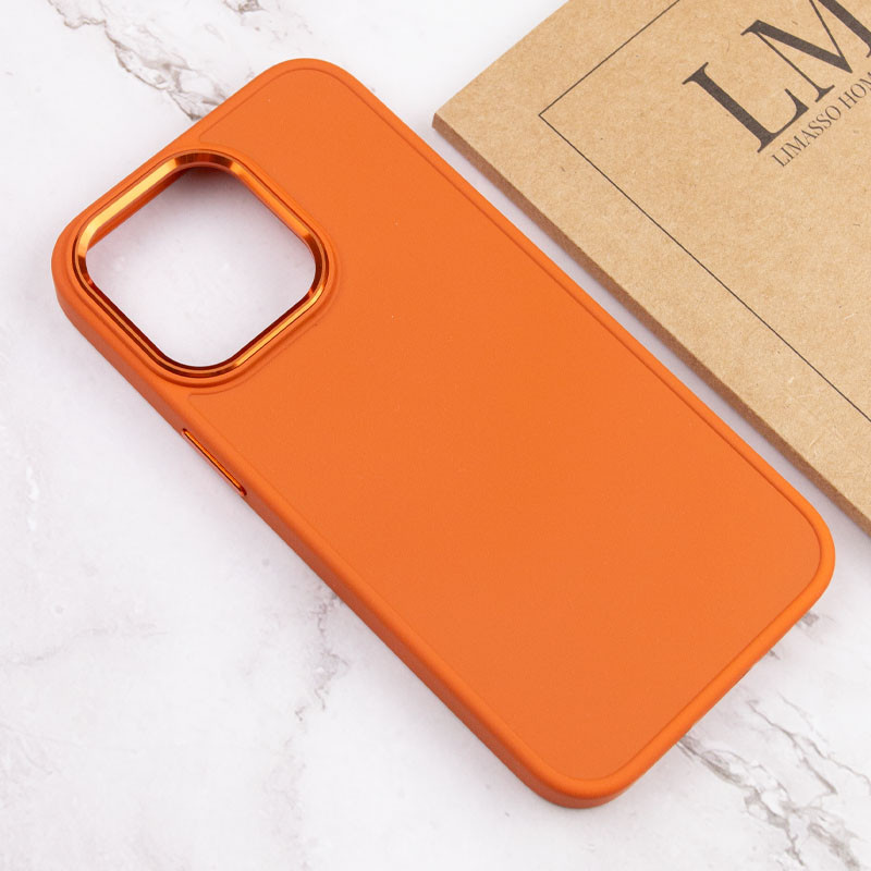 TPU чехол Bonbon Metal Style для Apple iPhone 14 Pro Max (6.7") (Оранжевый / Papaya) в магазине vchehle.ua