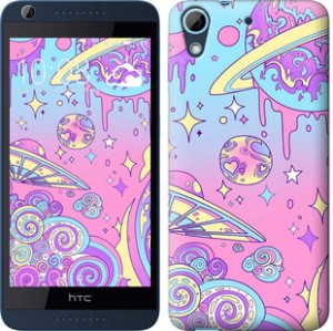 Чехол Розовая галактика для HTC Desire 626G