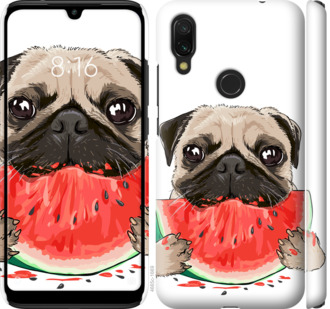 

Чехол Мопс и арбуз для Xiaomi Redmi 7 843745