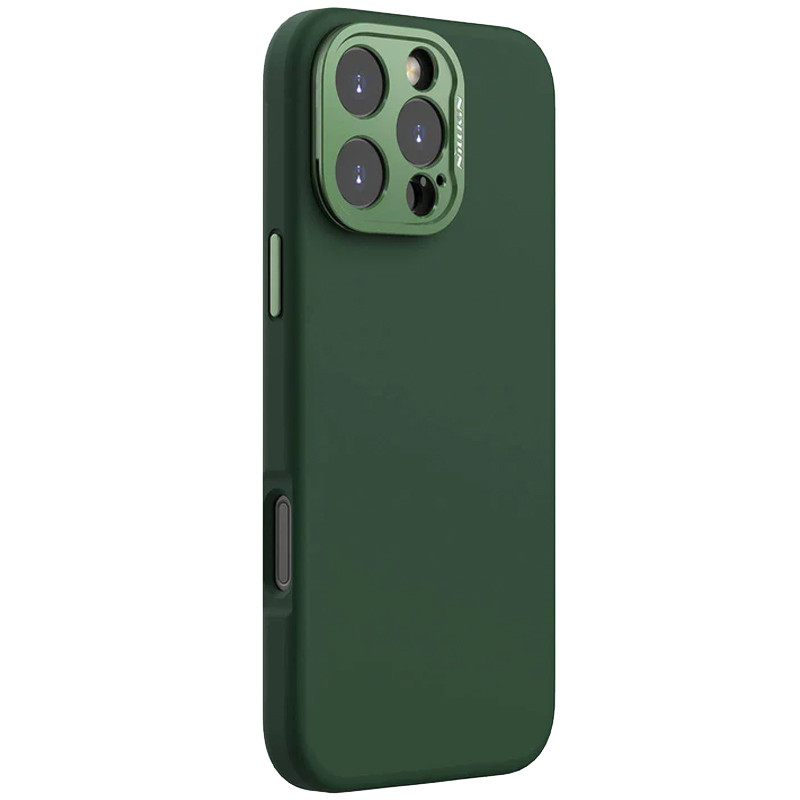 Чехол Silicone Nillkin LensWing Prop Magnetic для Apple iPhone 16 Pro (6.3") (Зеленый / Green)