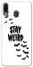 Чехол Stay Weird для Galaxy M20
