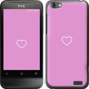 

Чехол Сердце 2 для HTC One V t320e 912231
