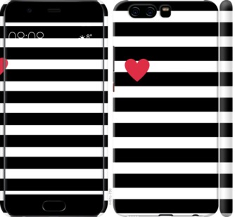 

Чехол Черно-белые полосы для Huawei P10 752041