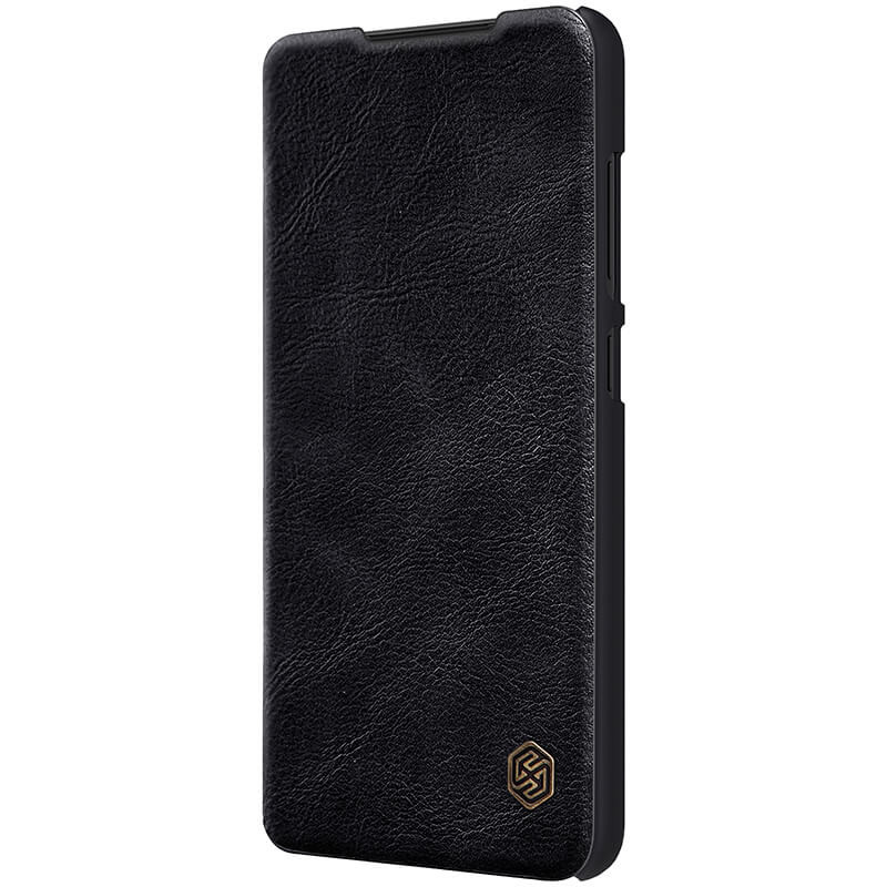 Кожаный чехол-книжка Nillkin Qin Pro Camshield для Samsung Galaxy S22 Ultra (Черный) в магазине vchehle.ua