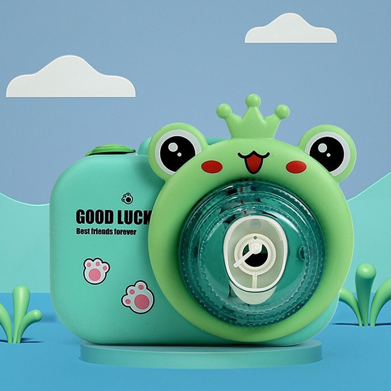 Фото Фотокамера-генератор мильних бульбашок 9996 Children's camera (Frog / Green) на vchehle.ua