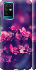 Чехол Пурпурные цветы для Infinix Note 10