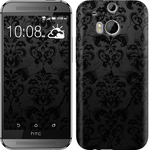 

Чехол узор черный для HTC One M8 647875