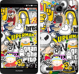 

Чехол Popular logos для Huawei Ascend Mate 7 628141