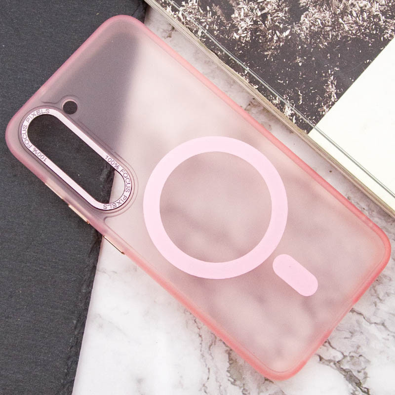 Замовити Чохол TPU Lyon frosted with Magnetic Safe на Samsung Galaxy S23 (Pink) на vchehle.ua