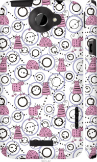 

Чехол Смешные коты для HTC One X 1393711