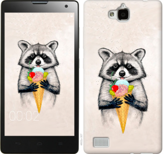 

Чохол Єнотик з морозивом на Huawei Honor 3C 801359