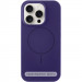 Чохол Silicone Case Full Protective (AA) NO LOGO with Magnetic Safe на Apple iPhone 14 (6.1") (Фіолетовий / Elderberry)