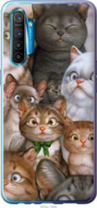 Чехол коты для Realme XT