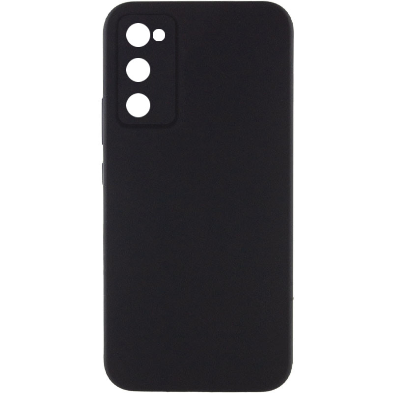 Чехол Silicone Cover Lakshmi Full Camera (AAA) для Samsung Galaxy S20 FE (Черный / Black)