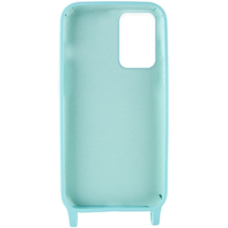 Чехол Cord case c длинным цветным ремешком для Samsung Galaxy S22+ (Бирюзовый / Marine Green) в магазине vchehle.ua