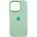 Фото Чохол Silicone Case Metal Buttons (AA) на Apple iPhone 14 Pro Max (6.7") (Эстетический дефект / Зелений / Pistachio) на vchehle.ua