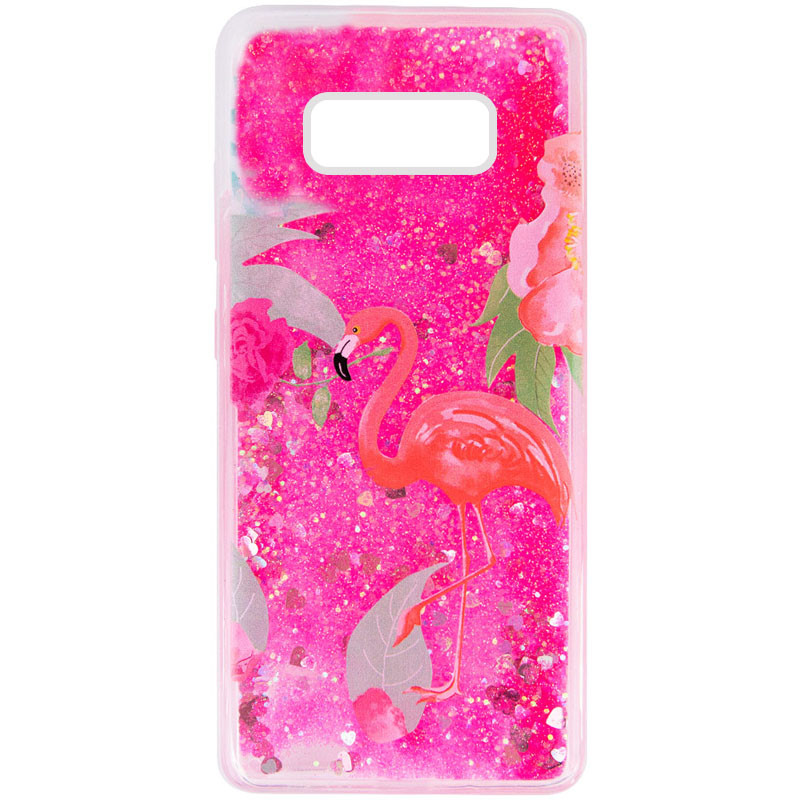 

TPU чехол с переливающимися блестками для Samsung Galaxy S10e (Фламинго) 1164365