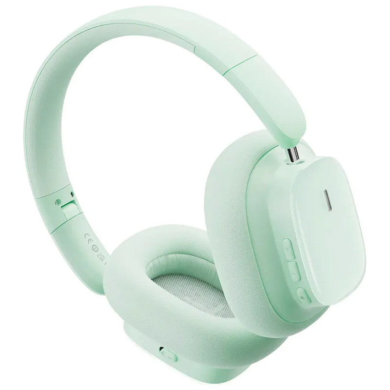 Купить Накладные беспроводные наушники Baseus Bowie H1i Noise-Cancellation (A00050402) (Natural Green) на vchehle.ua