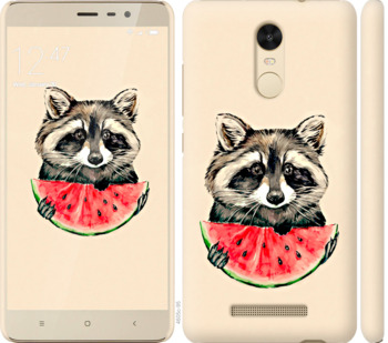 

Чехол Енотик с арбузом для Xiaomi Redmi Note 3 799869