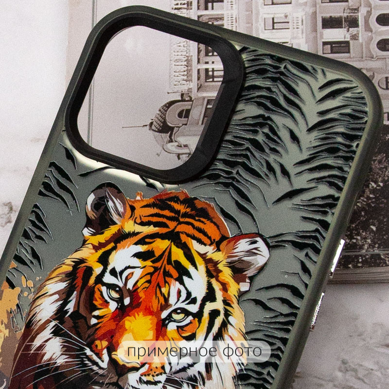 TPU+PC чехол TakiTaki Magic glow для Samsung Galaxy S20 FE (Tiger / Black) в магазине vchehle.ua