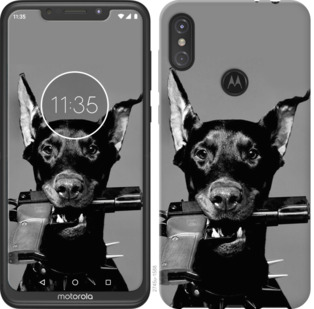 

Чохол Доберман на Motorola One Vision 778244