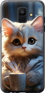 Чехол White cat для Samsung Galaxy A6 2018
