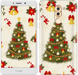 

Чехол Новогодняя елка для Huawei Honor 6X 451095