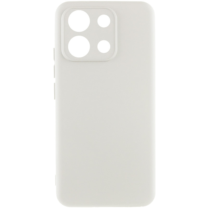 Чохол Silicone Cover Lakshmi Full Camera (AA) на Xiaomi Redmi Note 13 Pro 4G / Poco M6 Pro 4G (Білий / White)