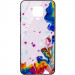 TPU+Glass чехол Diversity для Xiaomi Redmi Note 9s / Note 9 Pro / Note 9 Pro Max (Stains multicolored)