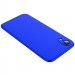 Пластиковая накладка GKK LikGus 360 градусов (opp) для Apple iPhone XR (6.1") (Синий)